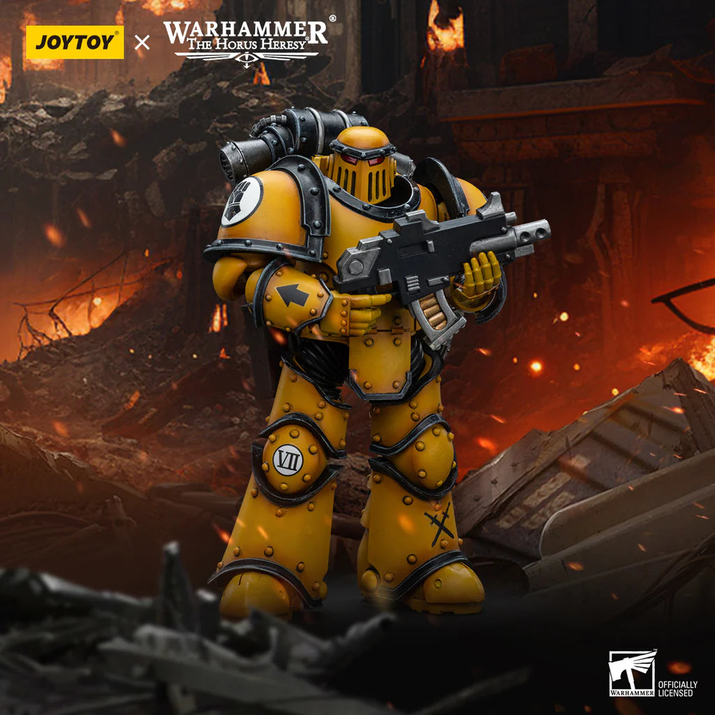 JoyToy: Imperial Fists - Legion MkIII Tactical Squad - Legionary with Bolter - 帝国之拳 - MkIII军团战术小队 - 装备爆矢枪的军团士兵
