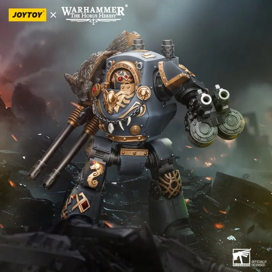 Space Wolves - Contemptor Dreadnought with Gravis Bolt Cannon-太空野狼 - 配備重力爆矢加農炮的蔑視者無畏機甲