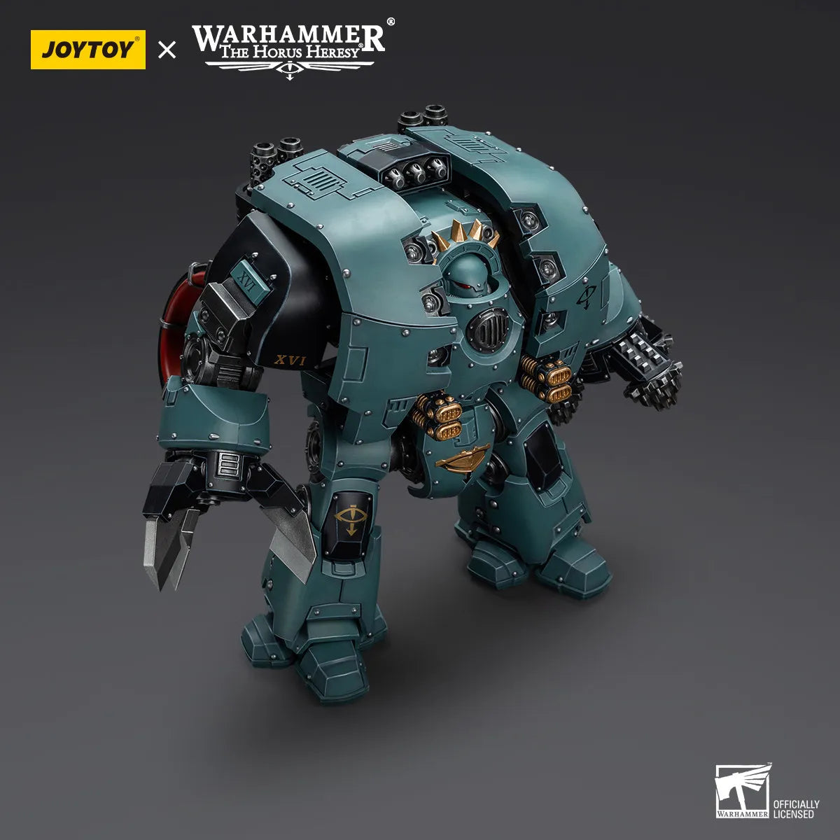 Sons of Horus - Leviathan Dreadnought with Siege Drills - 荷魯斯之子 - 裝備攻城鑽的利維坦無畏機甲