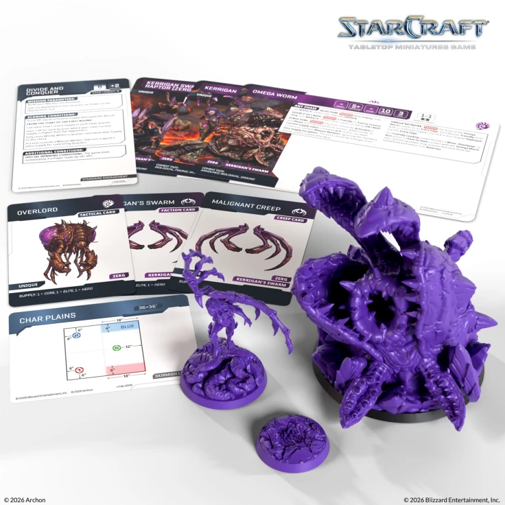 StarCraft® Kerrigan & Omega Worm - Zerg - 星海爭霸 蟲族 凱莉根 & 坑道蟲歐米茄