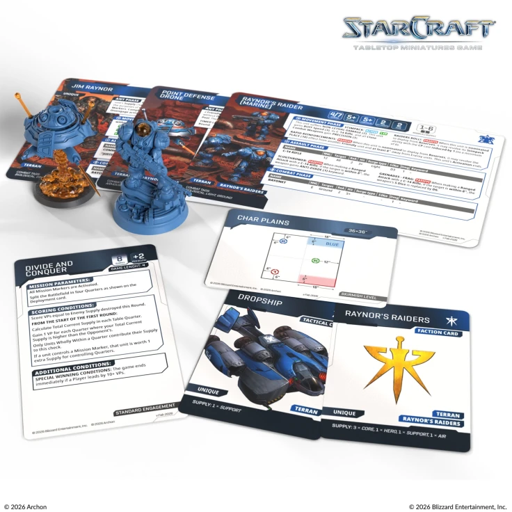 StarCraft® Jim Raynor & Point Defense Drone - Terran - 星海爭霸 人族 吉姆·雷諾 & 定點防禦無人機