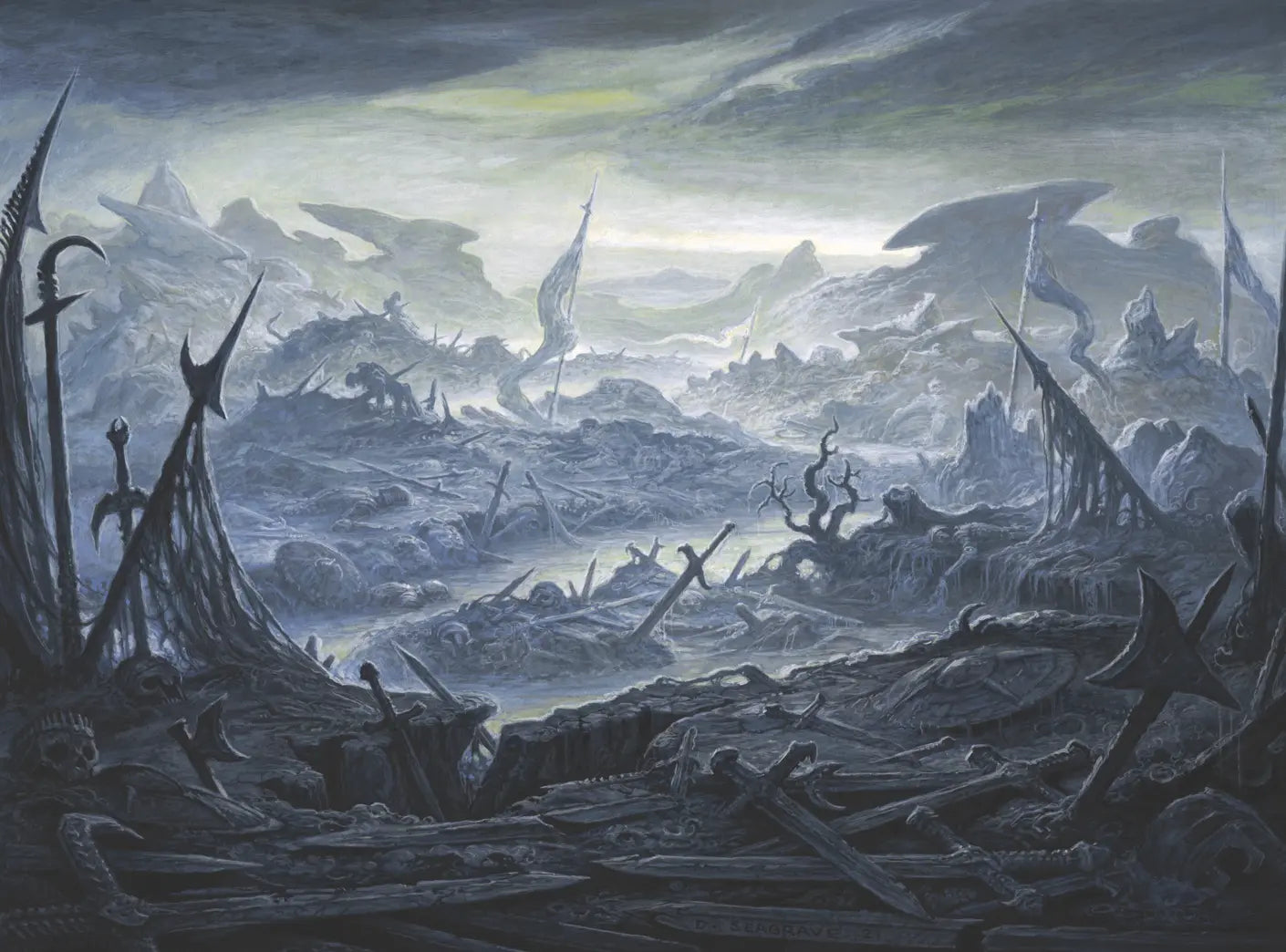 Sorcery: Beta Playmat: Battlefield 桌墊