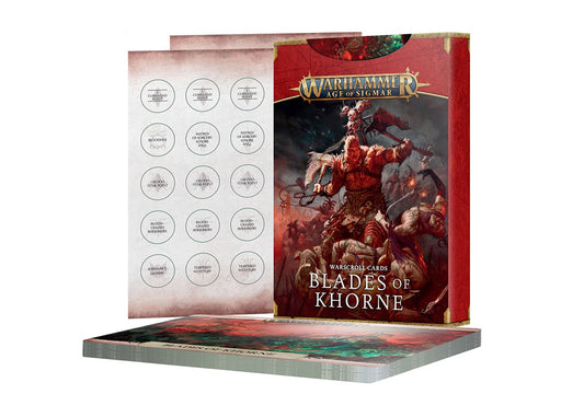 Blades Of Khorne: Warscroll Cards (ENG) - 戰爭捲軸卡:恐虐之刃(英文版)