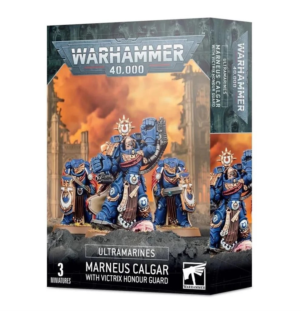 Ultramarines: Marneus Calgar with Victrix Honour Guard - 馬涅烏斯.卡爾加與勝利榮耀守衛