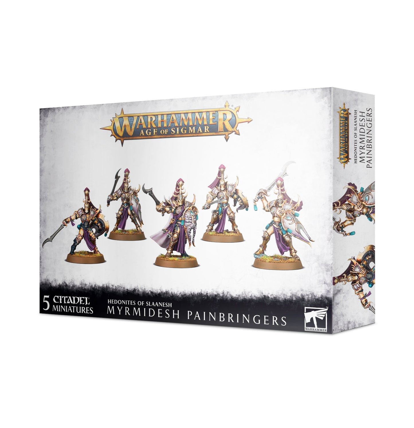 Hedonites of Slaanesh: Myrmidesh Painbringers - 沙歷士尋樂魔眾痛苦使者親兵