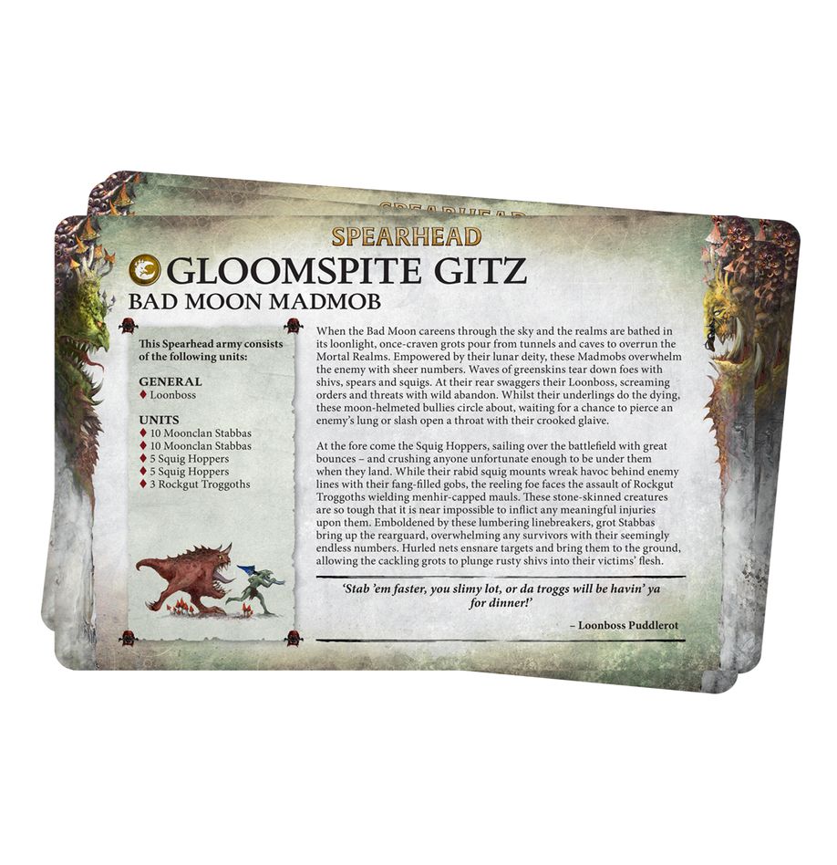 Faction Pack: Gloomspite Gitz (English) - 陣營卡包：暗怨地精(英文版)