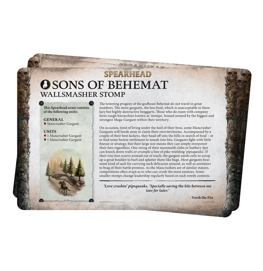 Faction Pack: Sons of Behemat (English) - 陣營卡包：貝西摩特之子(英文版)