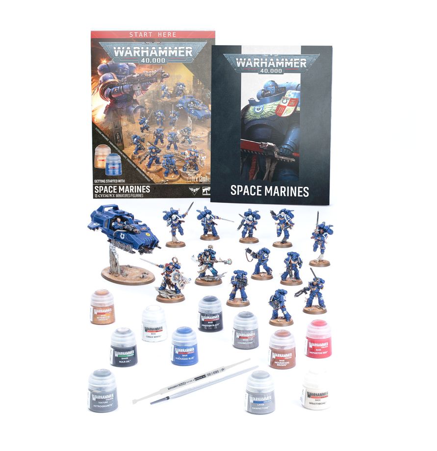 Warhammer 40,000: Getting Started with Space Marines (Chinese) - 戰鎚40K：星際戰士入門套裝(簡中版)