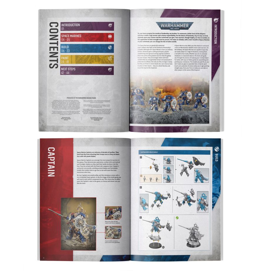 Warhammer 40,000: Getting Started with Space Marines (Chinese) - 戰鎚40K：星際戰士入門套裝(簡中版)