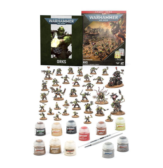 Warhammer 40,000: Getting Started with Orks (English) - 戰鎚40K：歐克蠻人入門套裝(英文版)