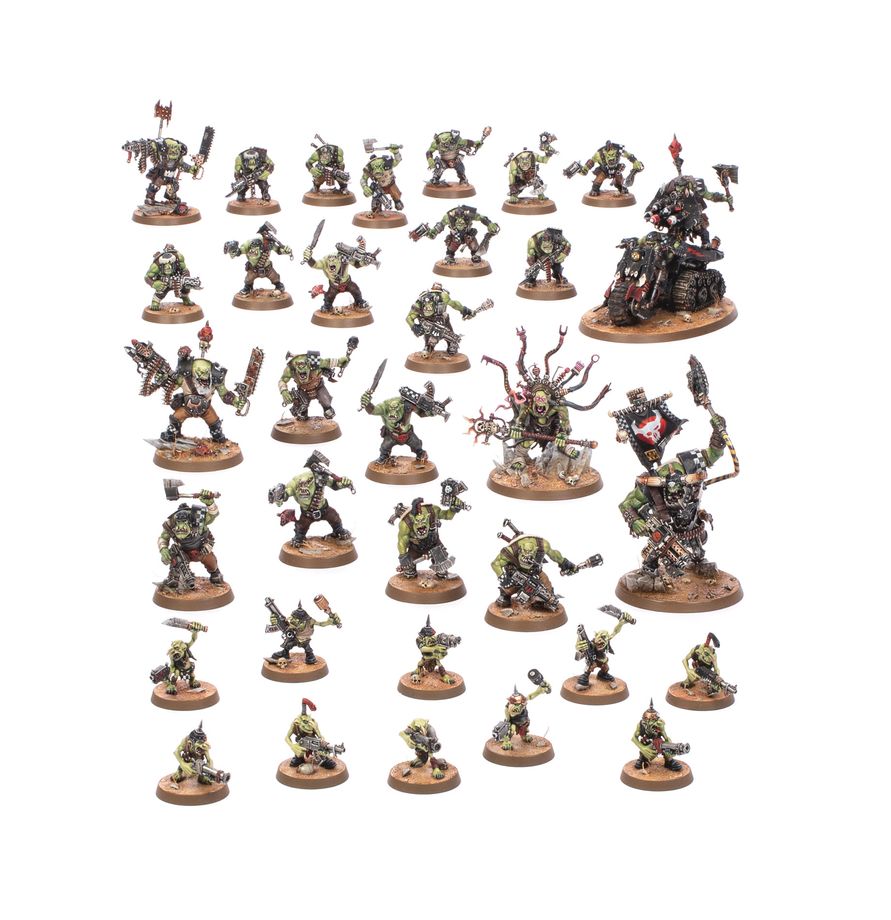 Warhammer 40,000: Getting Started with Orks (Chinese) - 戰鎚40K：歐克蠻人入門套裝(簡中版)