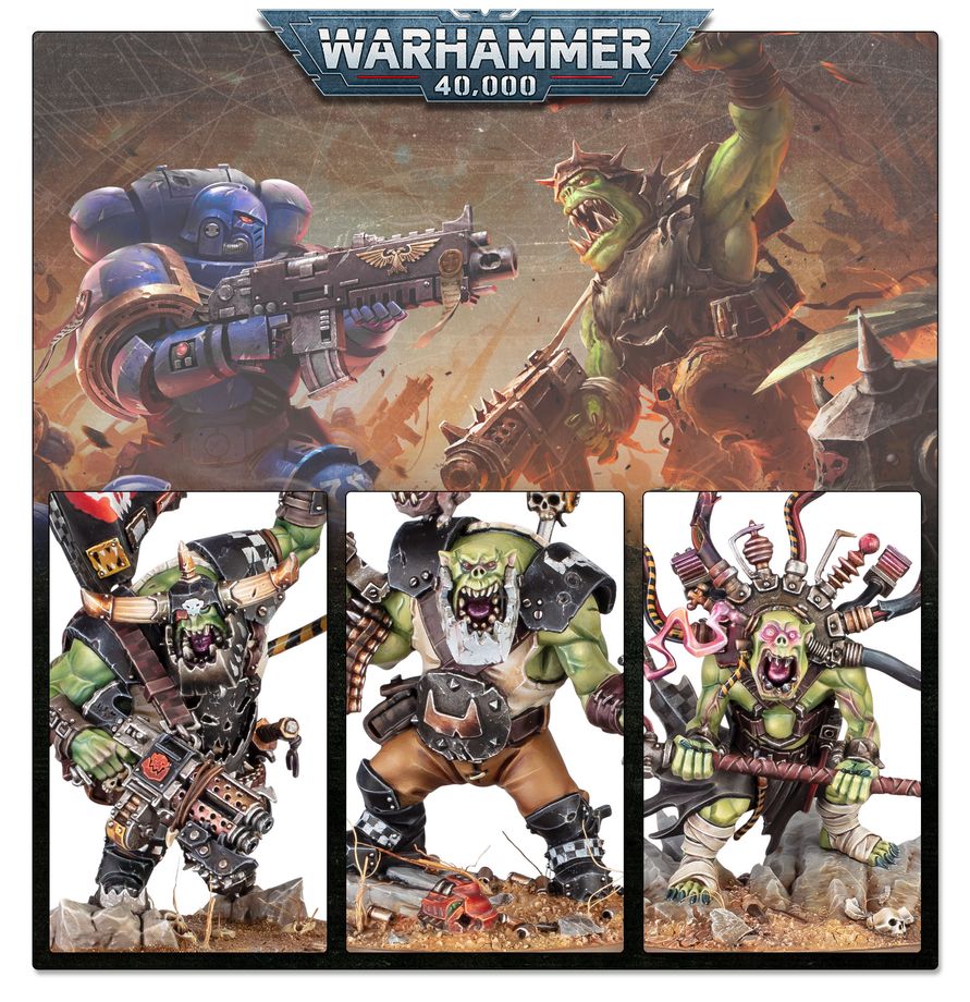 Warhammer 40,000: Getting Started with Orks (Chinese) - 戰鎚40K：歐克蠻人入門套裝(簡中版)