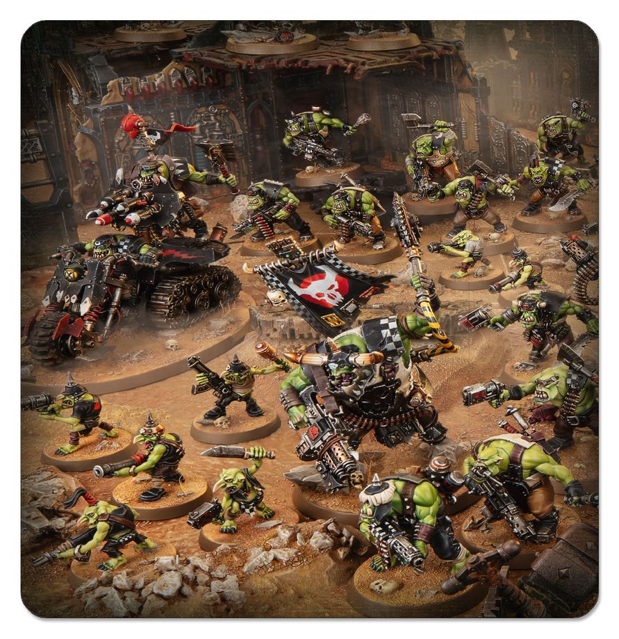 Warhammer 40,000: Getting Started with Orks (Chinese) - 戰鎚40K：歐克蠻人入門套裝(簡中版)