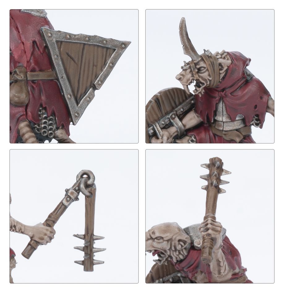 Age of Sigmar: Skaven + Paint Set - 戰鎚西格瑪時代：斯卡文鼠人顏料套裝