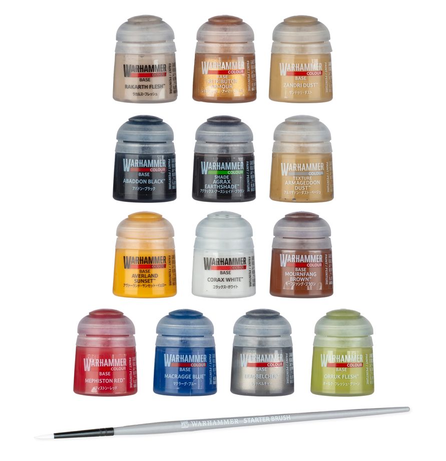 Warhammer 40,000: Paint + Tools set - 戰鎚40K：顏料與工具套裝