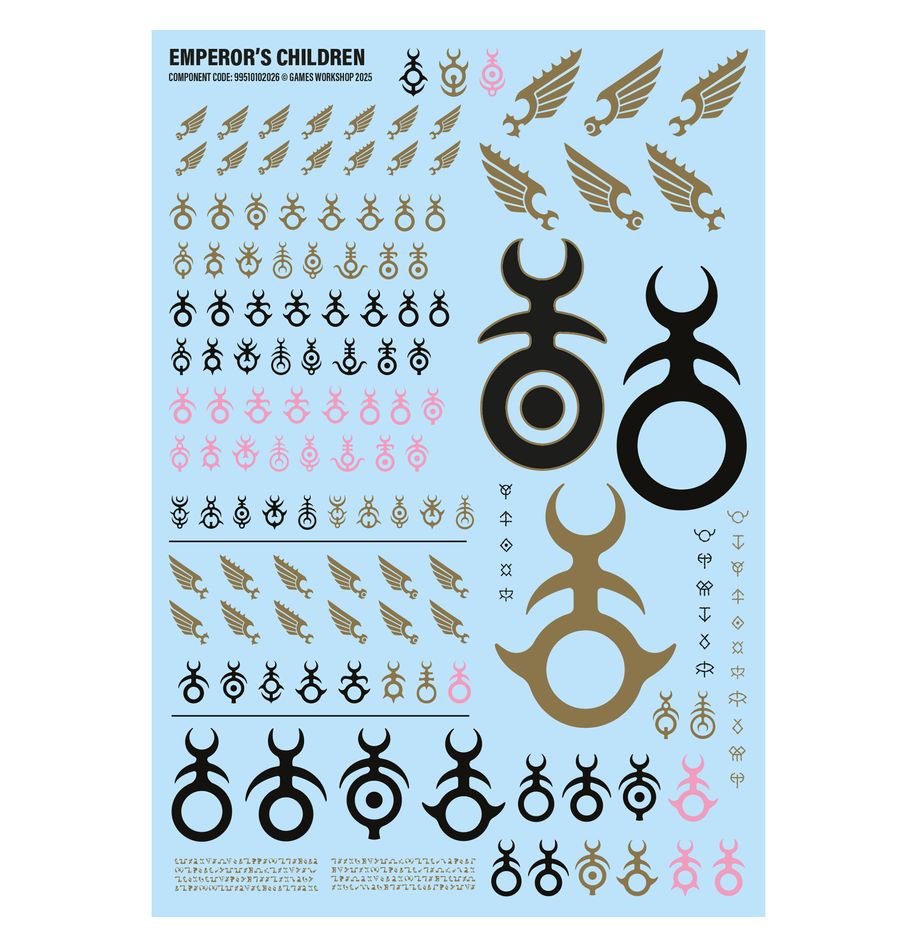 Champions of Slaanesh - Emperor's Children Army Set (English) - 帝皇之子軍隊套裝：色孽勇士(英文版)