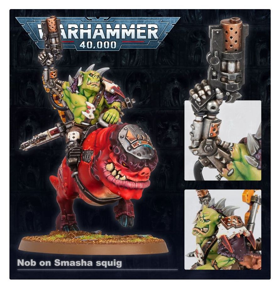 Orks: Squighog Boyz - 歐克蠻人跳跳豬小子