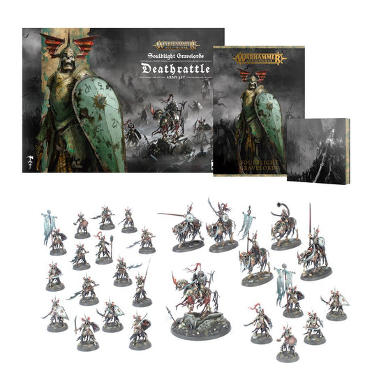 Soulblight Gravelords: Deathrattle Army Set (Chinese) - 凋魂墓穴領主：顫骨軍隊套裝(簡中版)