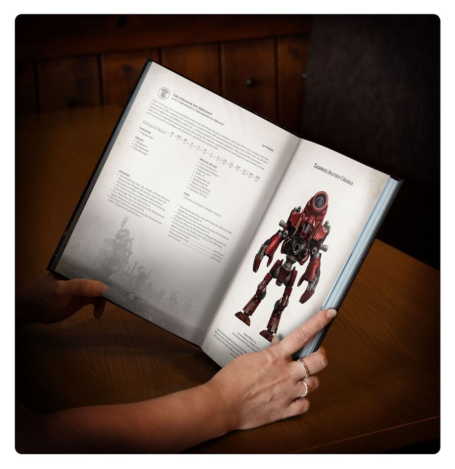 Liber Mechanicum: Forces of the Taghmata Army Book (English) - 荷魯斯之亂：機械教軍書(英文版)