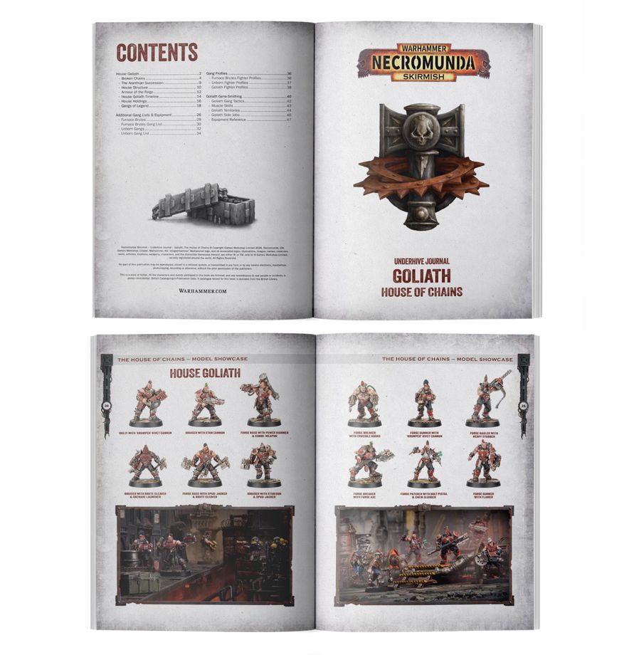 Necromunda: Underhive Journal - Goliath - The House of Chains - 下層巢都日誌：歌利亞：鎖鏈家族