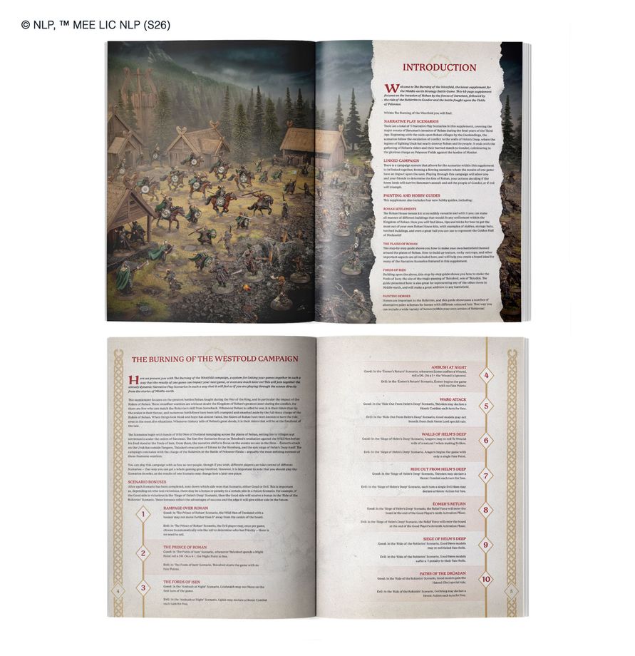 Middle-earth™ Strategy Battle Game: The Burning of the Westfold™ - 中土世界策略戰鬥遊戲日誌：焚燒的西谷