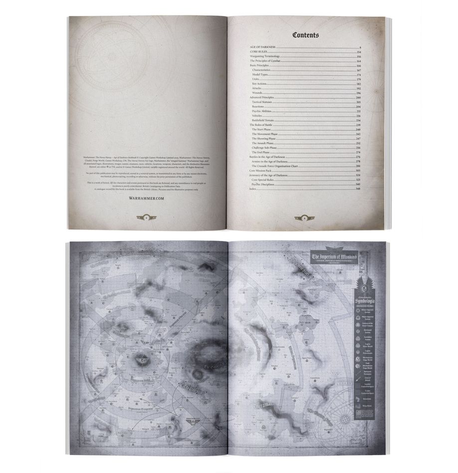 Warhammer: The Horus Heresy – Age of Darkness Rulebook (English) - 荷魯斯之亂：規則書(英文版)