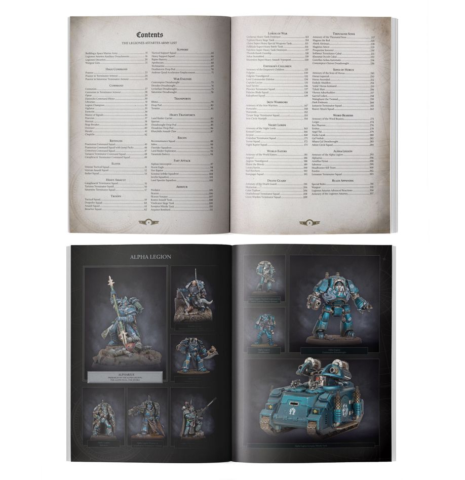 Liber Hereticus: Traitor Legiones Astartes Army Book (English) - 荷魯斯之亂：叛亂阿斯塔特軍團軍書(英文版)