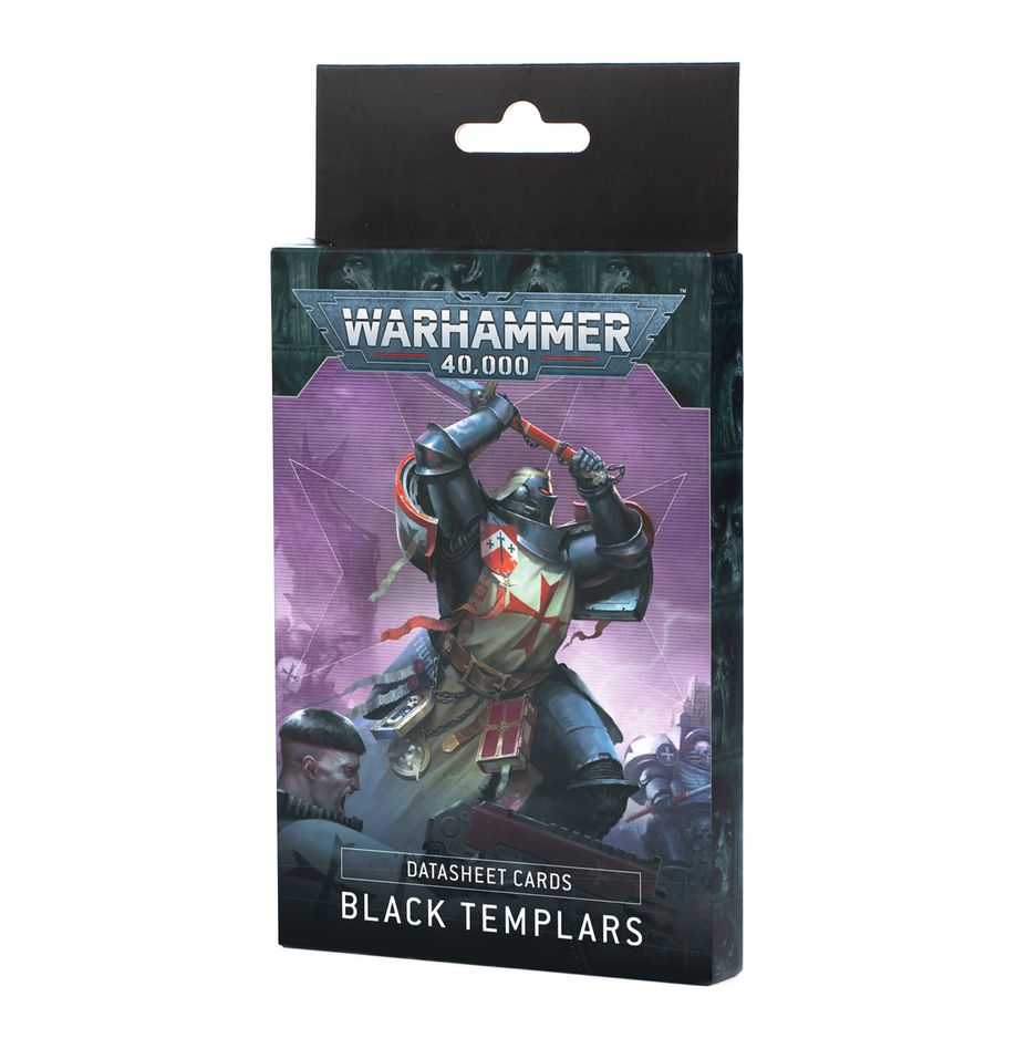 Black Templars: Datasheet Cards (English) - 數據卡：黑色聖堂(英文版)