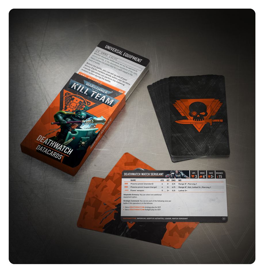 Kill Team: Deathwatch Datacards (Chinese) - 殺戮小隊數據卡：死亡守望(簡中版)