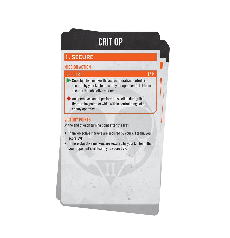 Kill Team: Approved Ops Card Pack 2025 (Chinese) - 殺戮小隊：認證行動卡片套裝2025(簡中版)