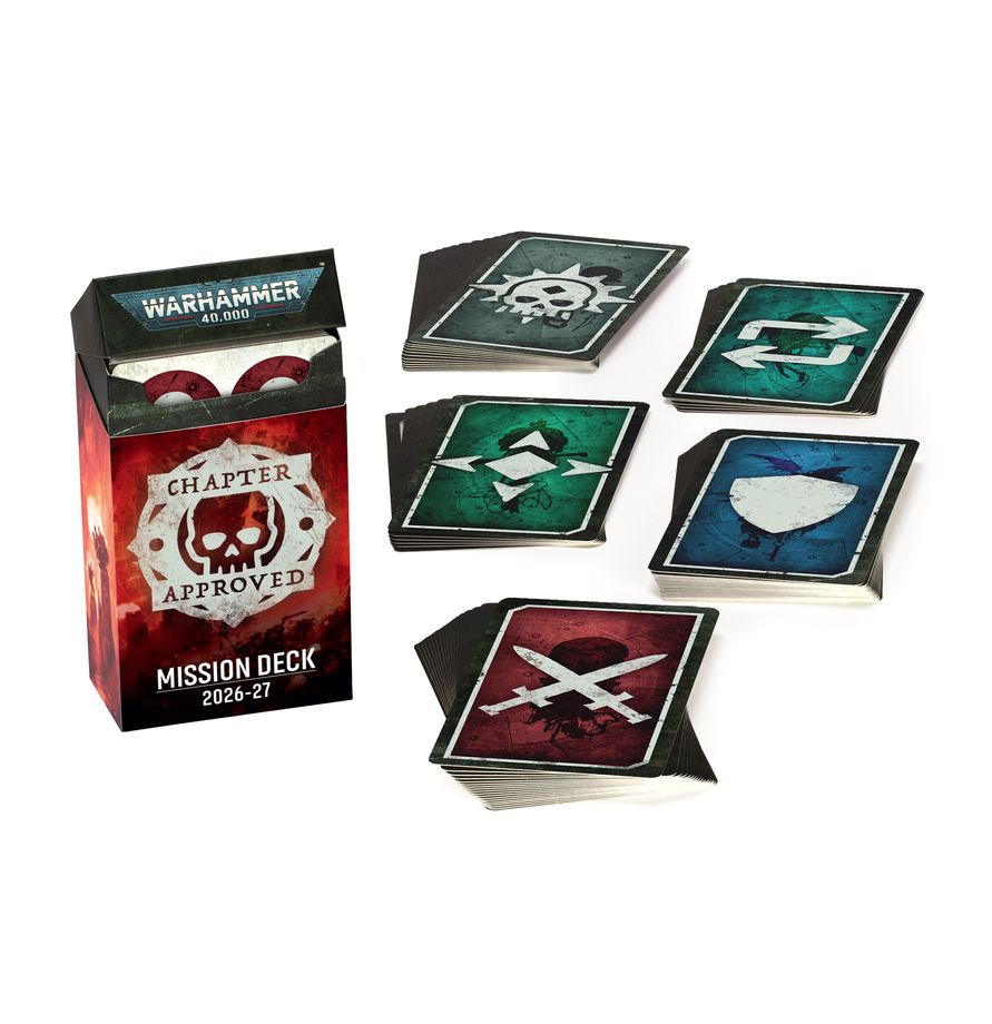 Chapter Approved 2026-27: Mission Deck (English) - 戰鎚40K：戰團認證任務牌堆2026-27(英文版)