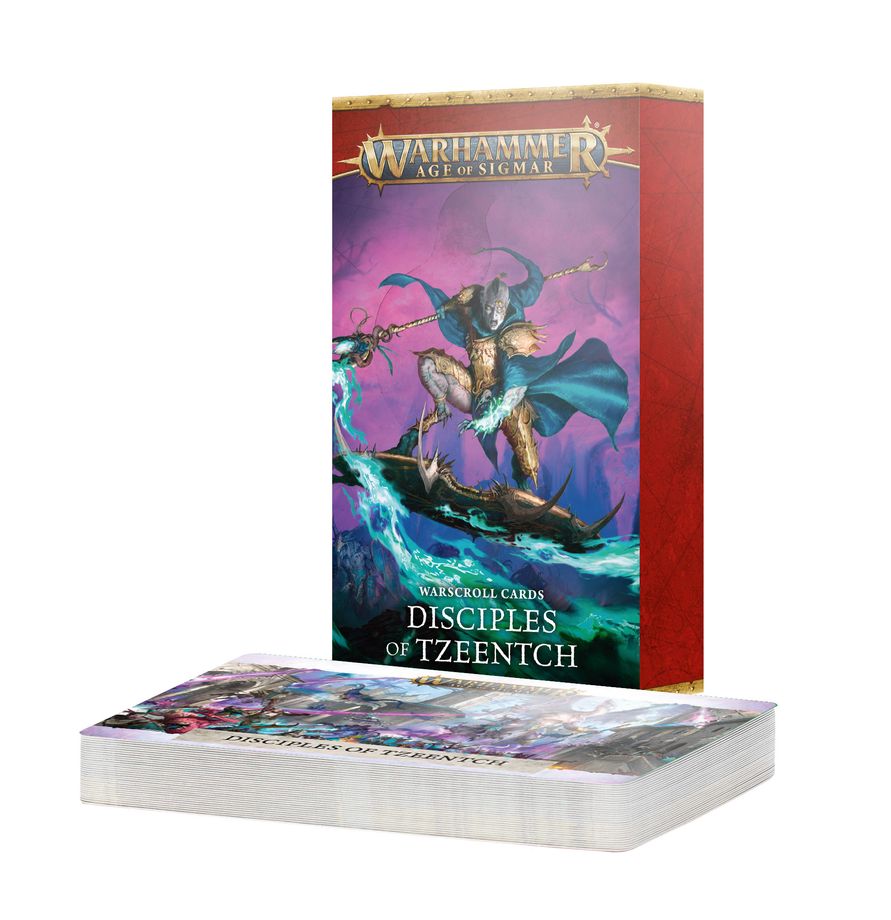 Disciples of Tzeentch: Warscroll Cards (English) - 數據卡：奸奇使徒(英文版)