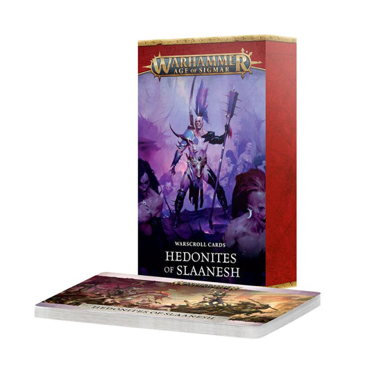 Hedonites of Slaanesh: Warscroll Cards (Chinese) - 戰爭卷軸：色孽慾魔(簡中版)