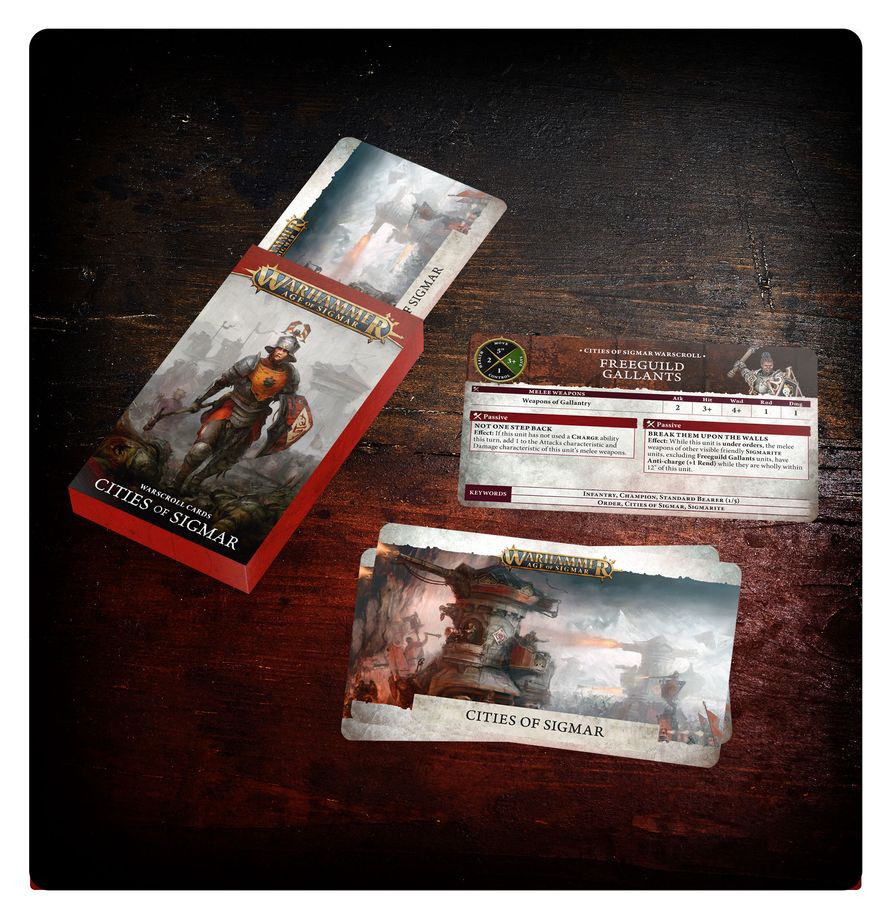 Cities of Sigmar: Warscroll Cards (English) - 戰爭卷軸卡片：西格瑪之城(英文版)