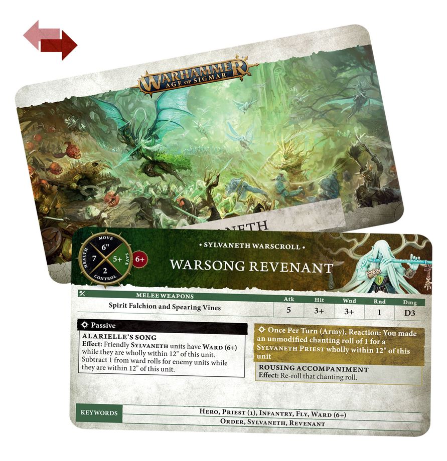 Sylvaneth: Warscroll Cards (Chinese) - 戰爭卷軸：樹海靈木(簡中版)