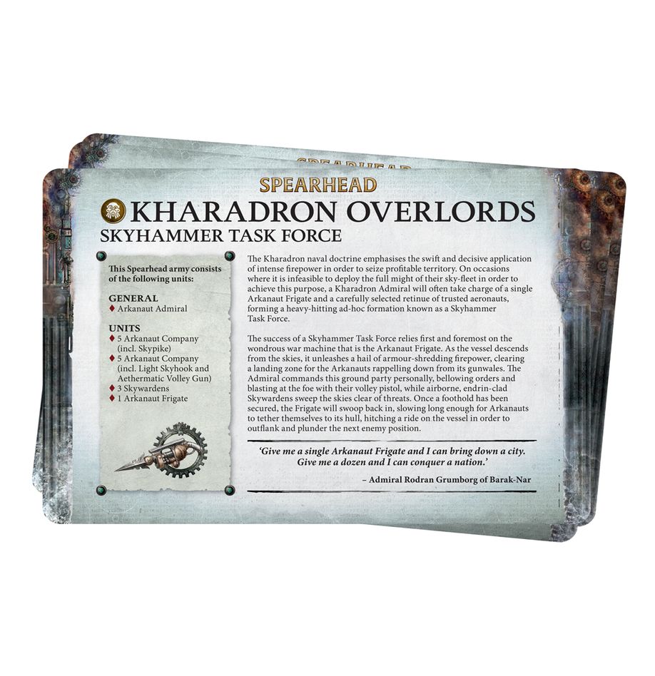 Faction Pack: Kharadron Overlords (English) - 陣營卡包：卡拉頓空霸(英文版)