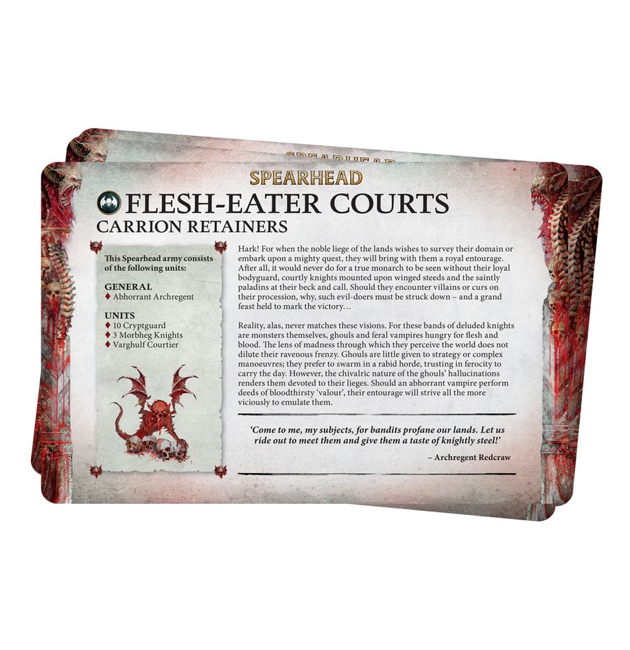 Faction Pack: Flesh-Eaters Courts (English) - 陣營卡包：食肉王廷(英文版)