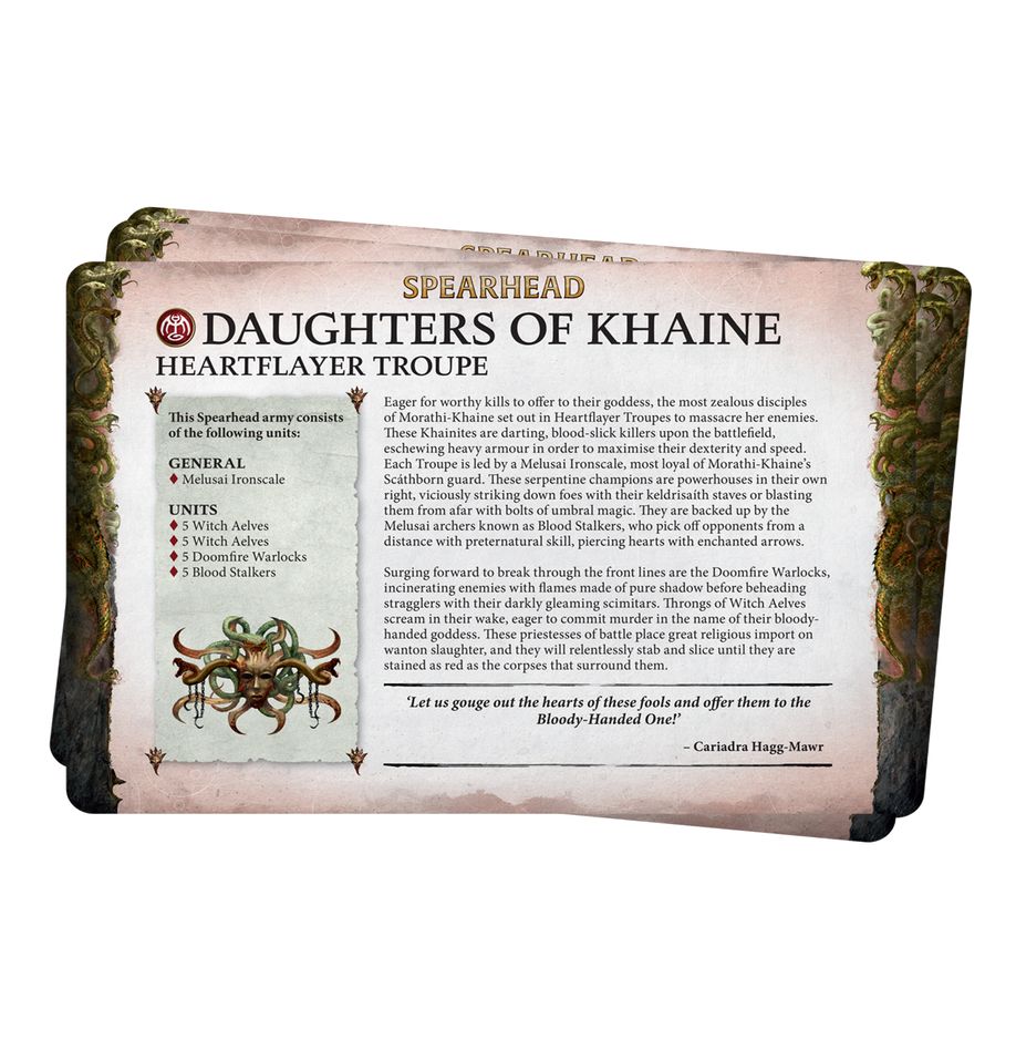 Faction Pack: Daughters of Khaine (English) - 陣營卡包：凱恩之女(英文版)