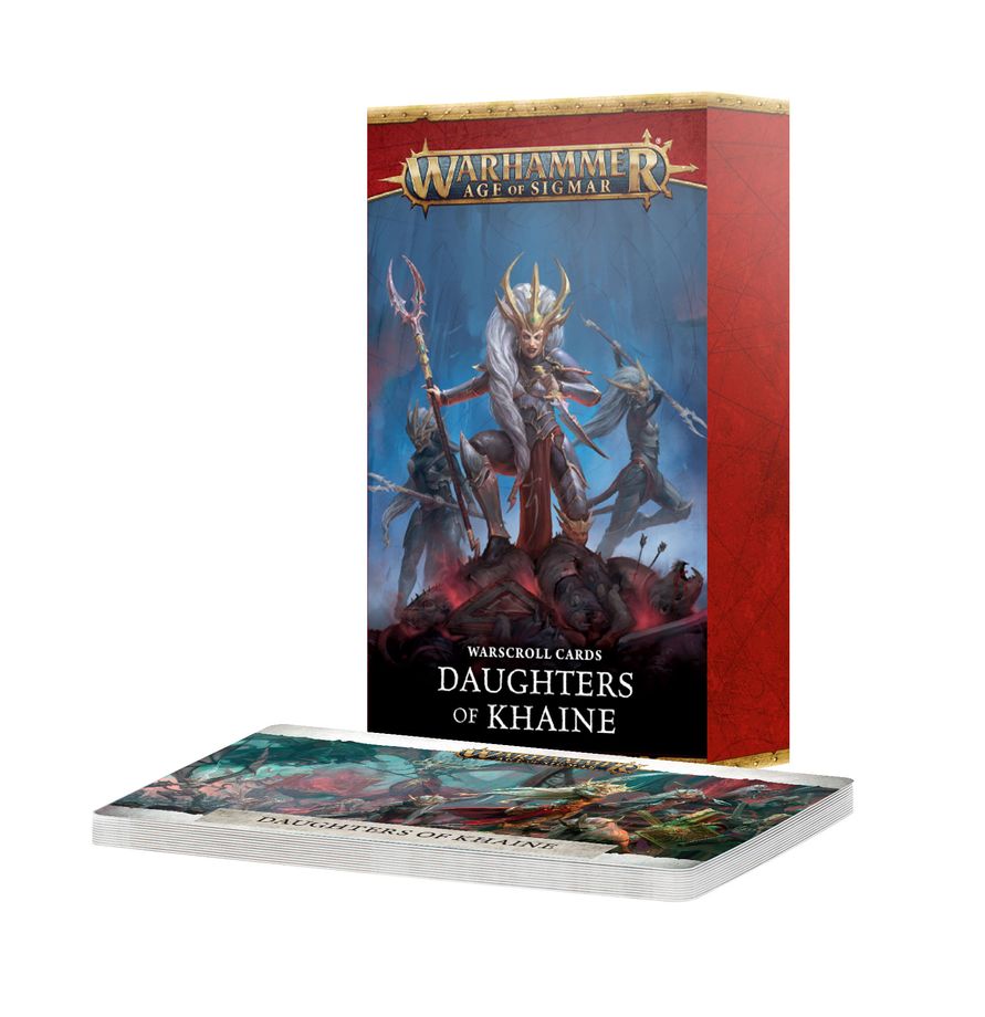 Daughters of Khaine: Warscroll Cards (Chinese) - 戰爭卷軸：凱恩之女(簡中版)