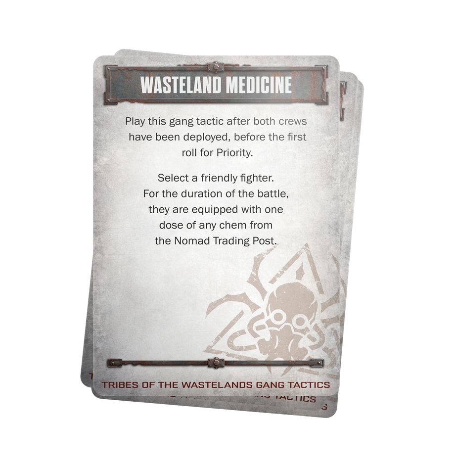 Necromunda: Tribes of the Wastelands Gang Tactics Cards - 涅克洛蒙達：荒野部落卡片