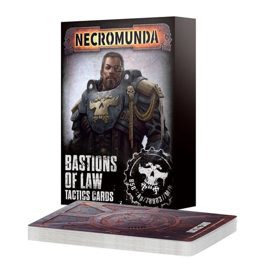 Necromunda: Bastions of Law Gang Tactics Cards - 涅克羅蒙達：律法堡壘幫派戰術卡片(英文版)