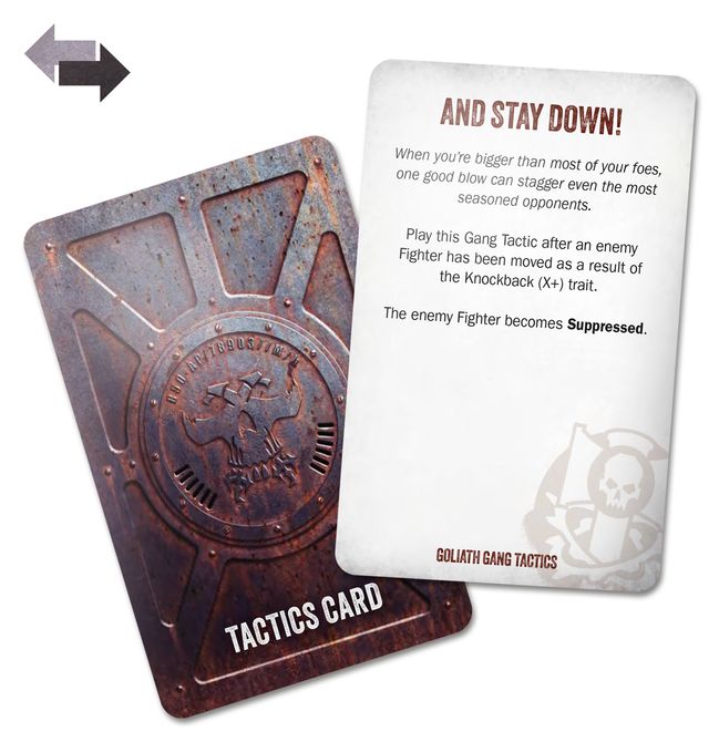 Necromunda: Goliath Card Pack - 涅克羅蒙達：歌利亞家族卡組