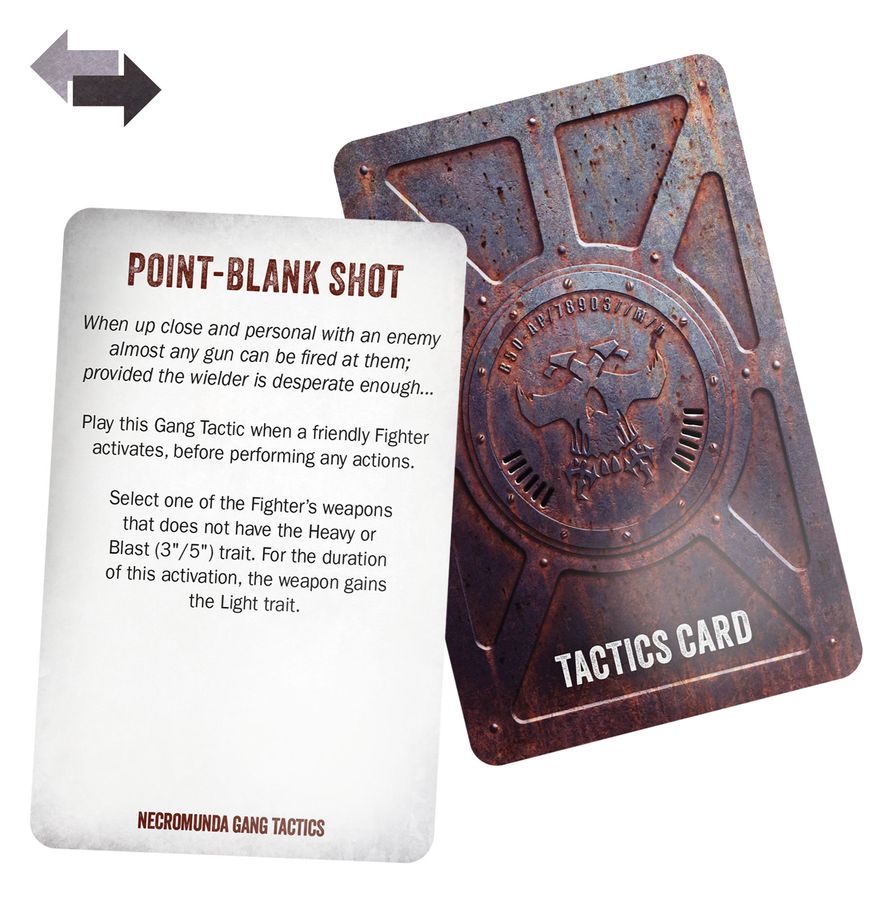 Necromunda: Skirmish Core Gang Tactics Cards - 涅克羅蒙達：核心幫派戰術卡