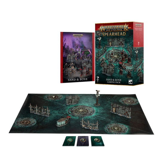Spearhead: Sand & Bone Gaming Pack (Chinese) - 戰鎚西格瑪時代：幽沙與枯骨遊戲包(簡中版)
