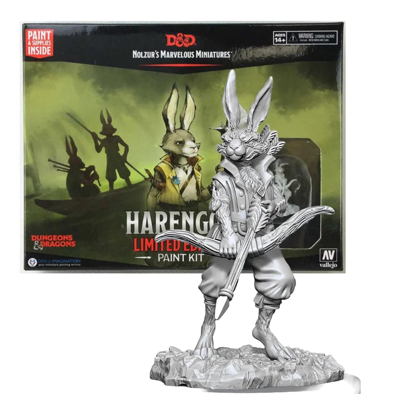 Wizkids - 龍與地下城 - Vallejo塗色套組 - 兔人 D&D Nolzur's Marvelous Miniatures: Paint Kit - Harengon