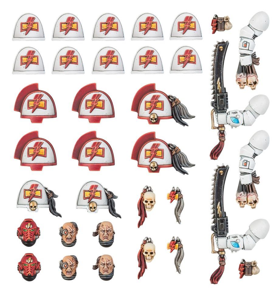 White Scars: Primaris Upgrades & Transfers - 白色疤痕原鑄升級套件