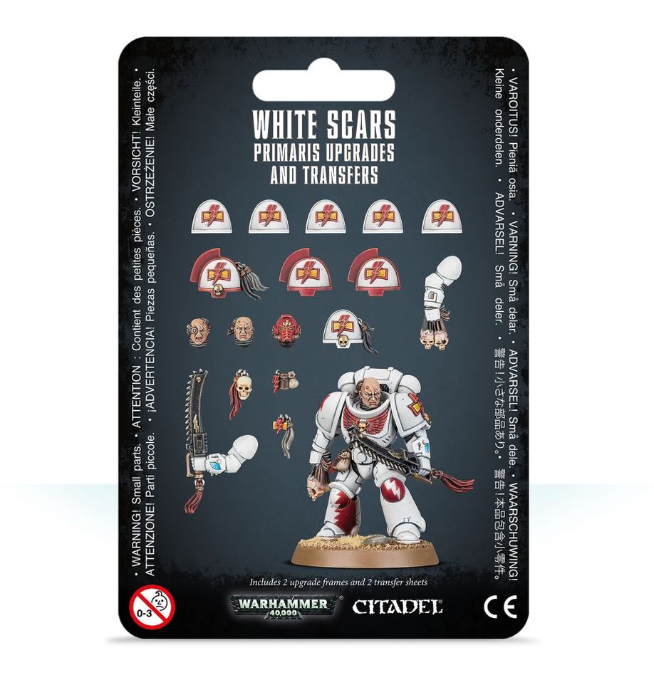 White Scars: Primaris Upgrades & Transfers - 白色疤痕原鑄升級套件