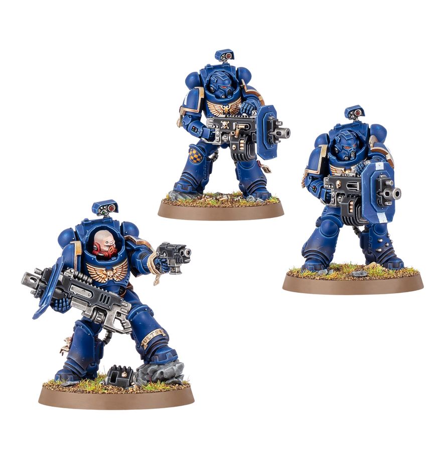 Space Marines: Eradicator Squad With Heavy Bolters - 星際戰士：裝備重型爆彈槍的根除者小隊