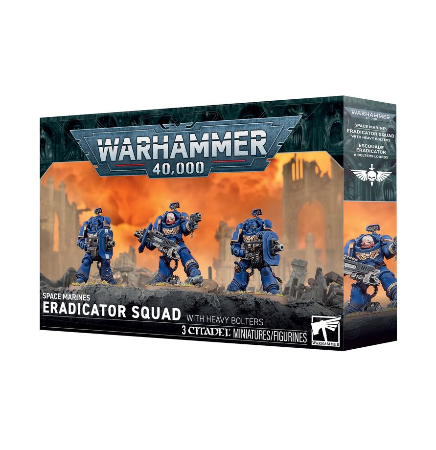 Space Marines: Eradicator Squad With Heavy Bolters - 星際戰士：裝備重型爆彈槍的根除者小隊