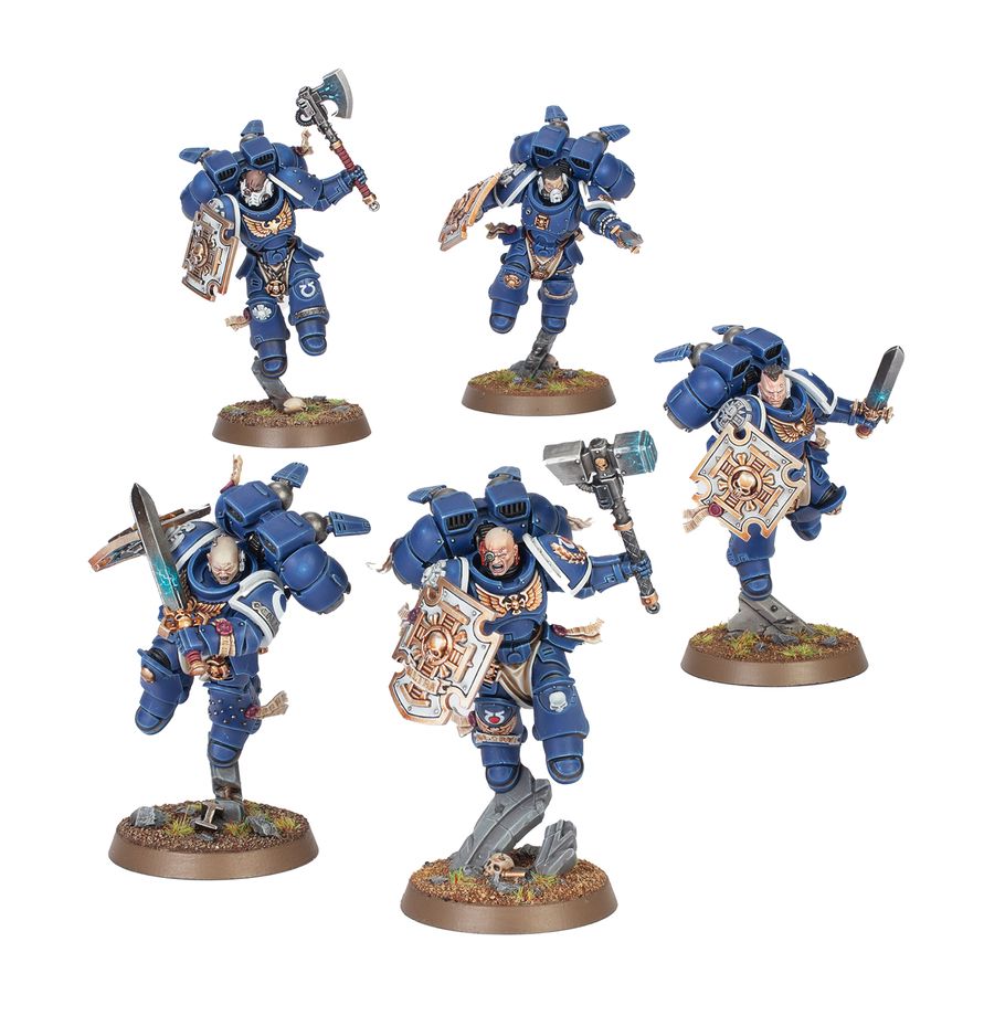 Space Marines: Vanguard Veteran Squad With Jump Packs - 星際戰士：跳躍背包先鋒老兵小隊